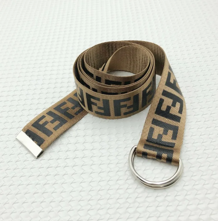 
Custom adjustable durable printing logo boy belt with high quality 