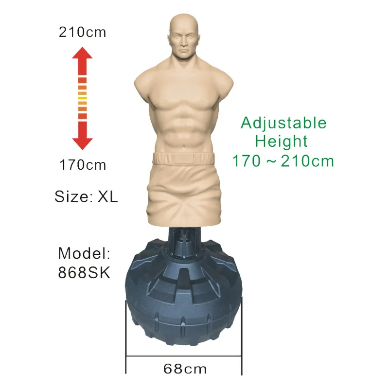 Adjustable Punching Target sparring training opponent bag new boxing equipment