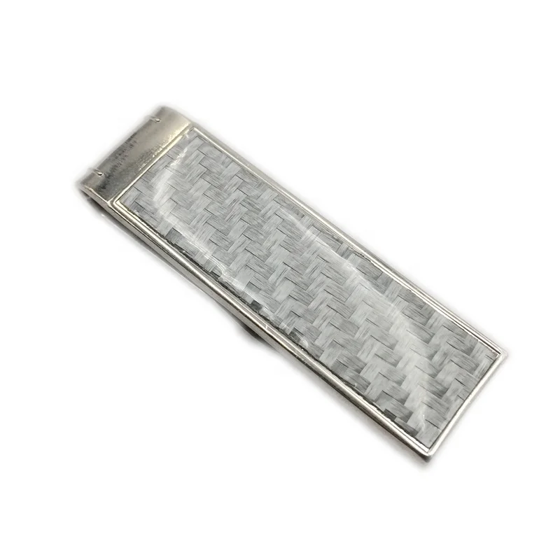 High Quantity Metal Blank Carbon Fiber Money Clip