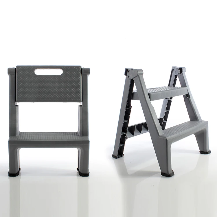 
multi-funcation EZ plastic folding two step ladder 