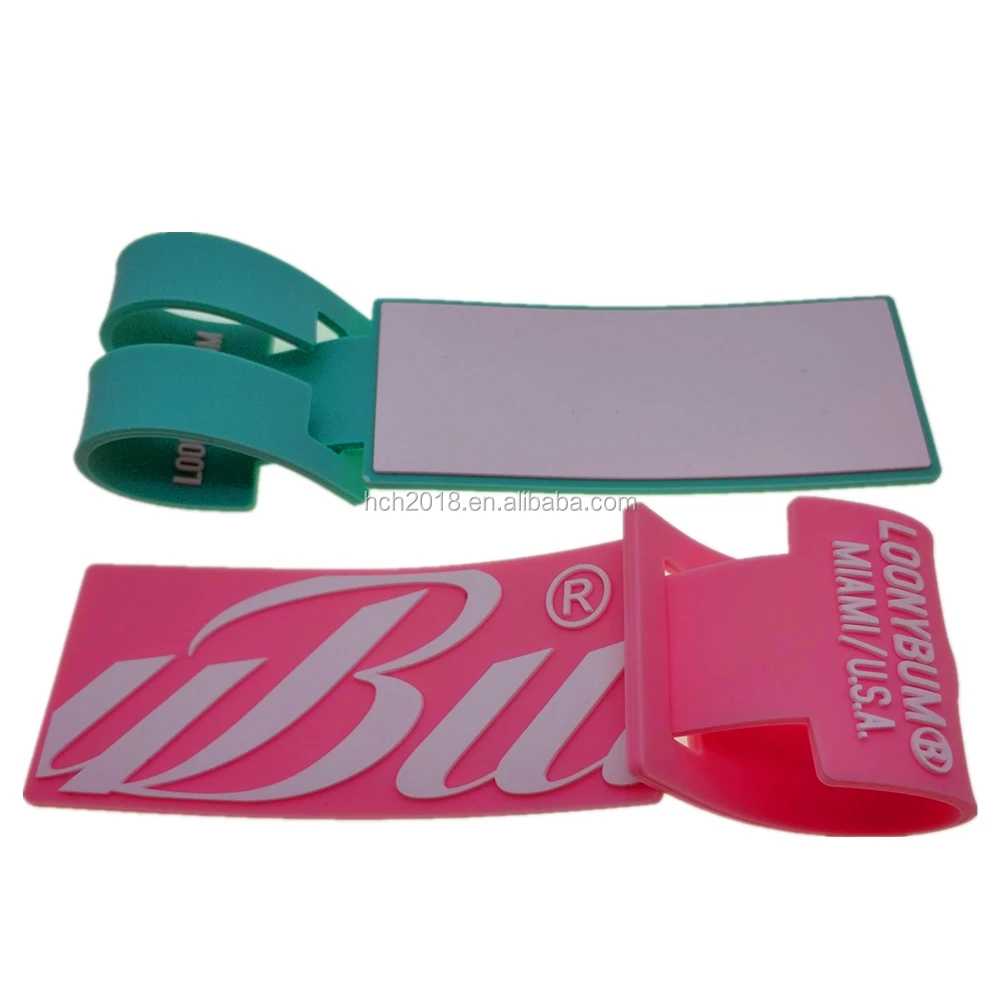 silicone baggage custom luggage tag