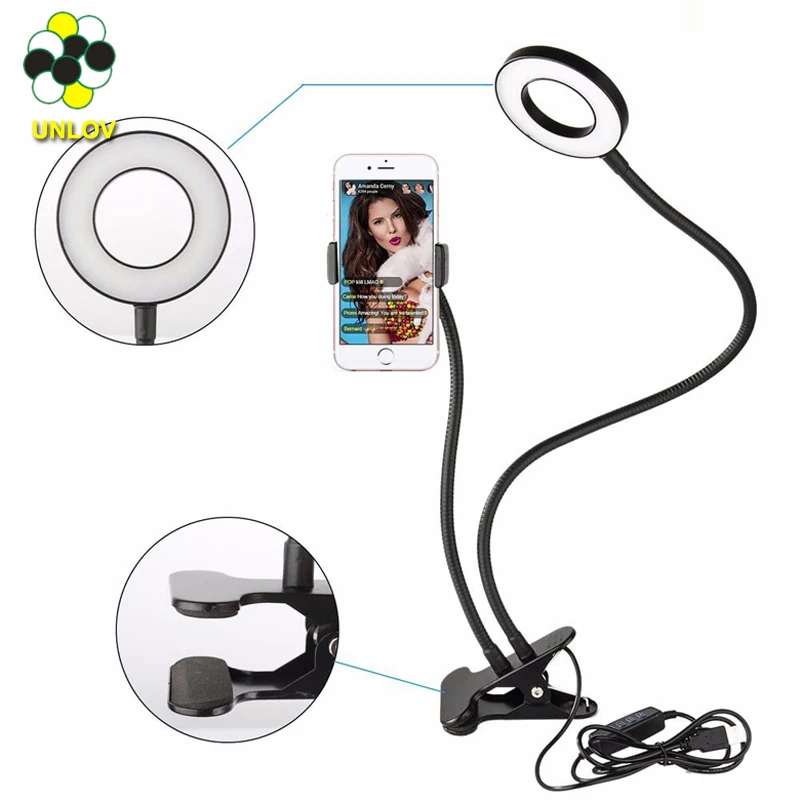 новейший 3 режима селфи кольцо светодио дный светодиодная вспышка света с держателем подставка для смартфона