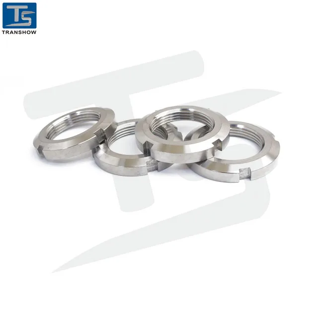 Stainless Steel DIN981 Slotted Round Shaft Lock Nuts