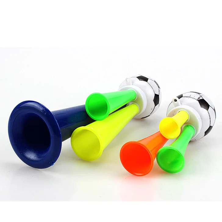 
World Cup Football Soccer Sports Fans Plastic Cheer Horn Toy Cheerleading Tool 