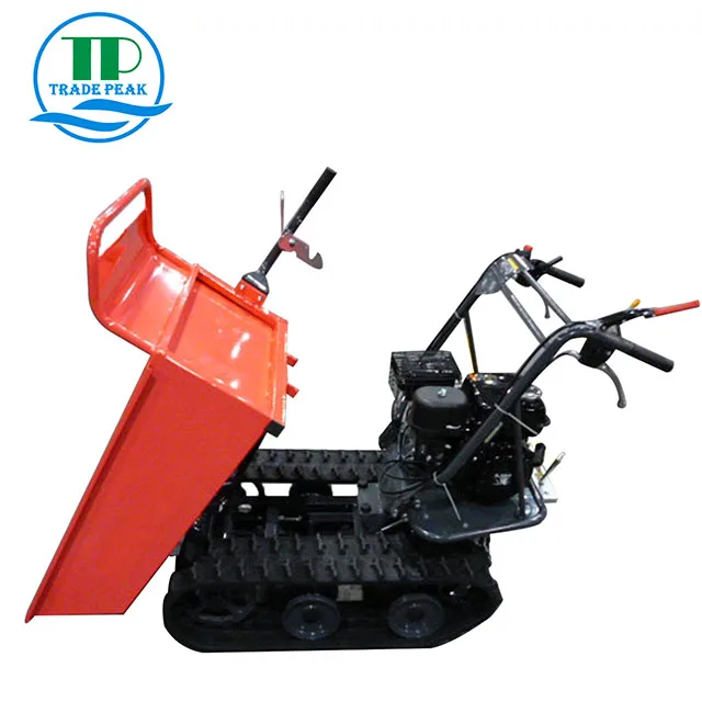 Hot Selling 300kgs Tracked Barrow QTP300C Mini Dumper Power Barrow