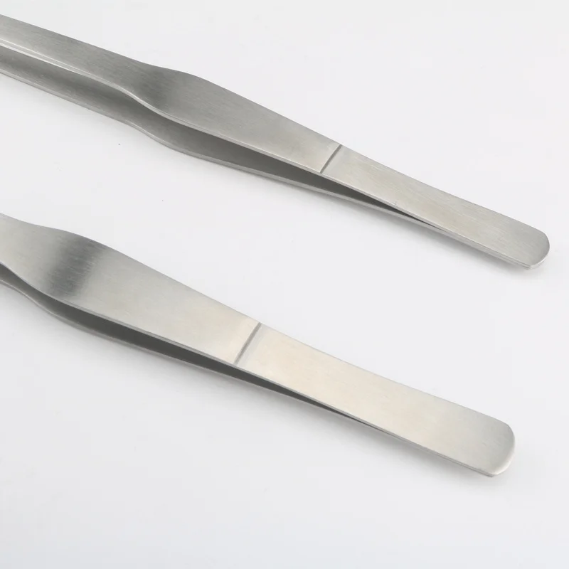 38cm Sanding Polished Straight and Curved Tweezers aquarium cleaning tools clean tweezers