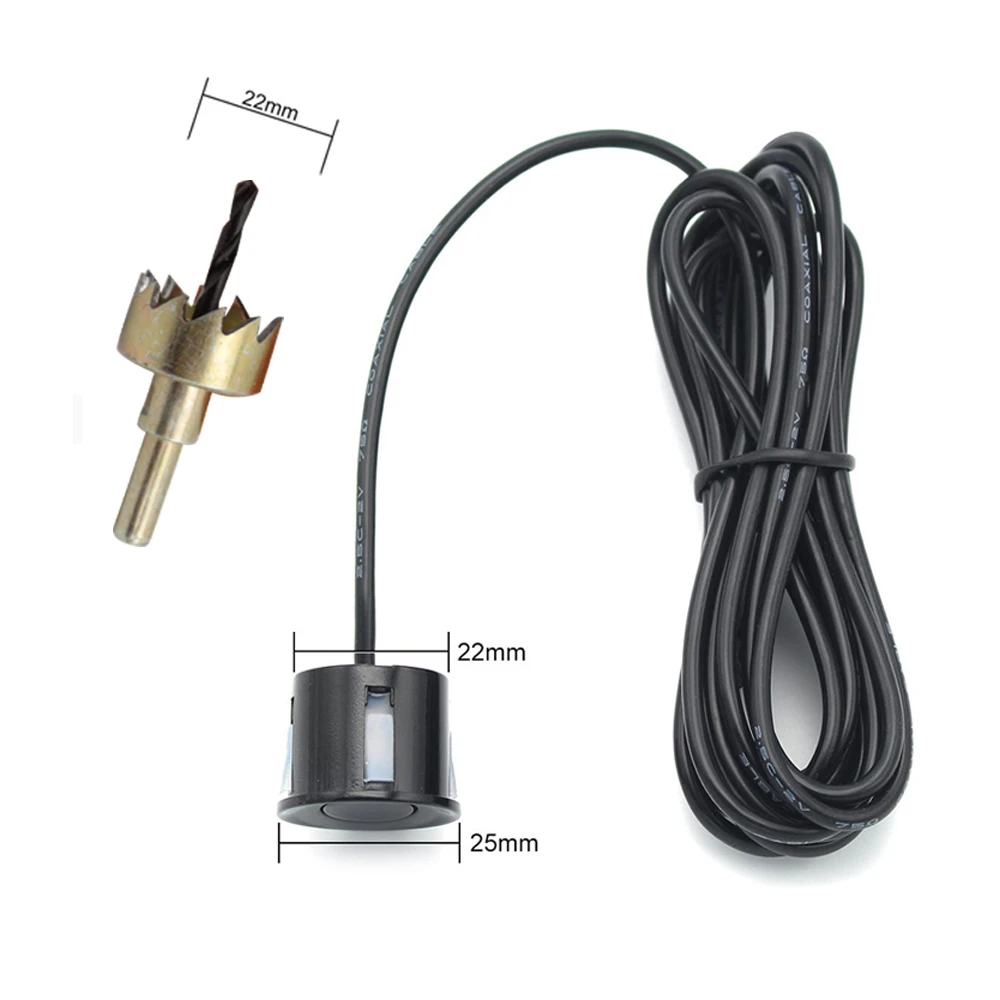 Wholesale Car Parking Sensor Mirror Monitor LCD Display With 8 Sensors 22mm Reverse Backup Assistance Radar Parking System