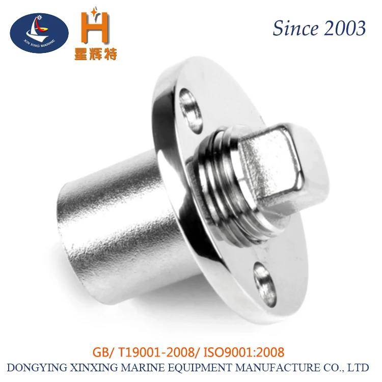 Marine supplies sailboat parts accessories Brass scupper Drain Plug