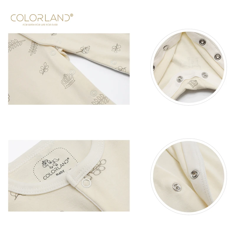 Colorland New design boys and girls cartoon newborn clothes baby long sleeve bodysuit mamas & papas quality