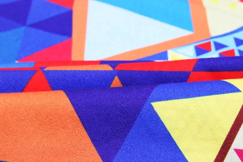  Квадратное уличное компактное портативное дорожное пляжное одеяло коврик для йоги быстросохнущее полотенце из микрофибры с принтом без песка