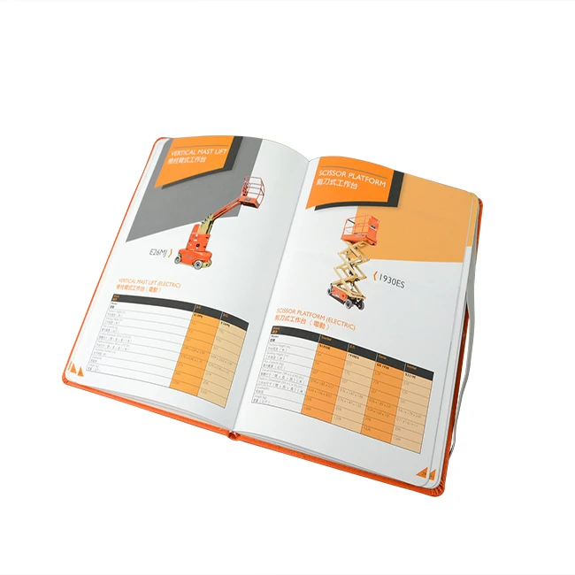 Custom luxury hardcover elegant journal notebook printing day weekly planner