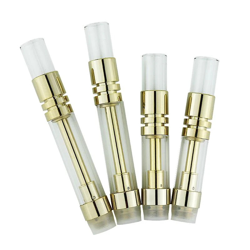 Cbd cartridge 0.5ml vape oil cartridges 510 ceramic coil glass tank atomizer factory direct sale