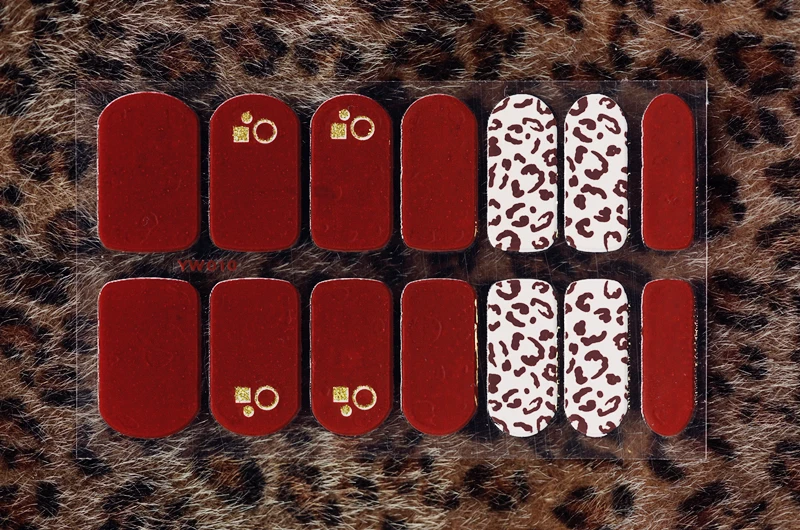 Hot Selling Nail Wraps Nail Art Decoration Korea Nail Sticker YW009-022