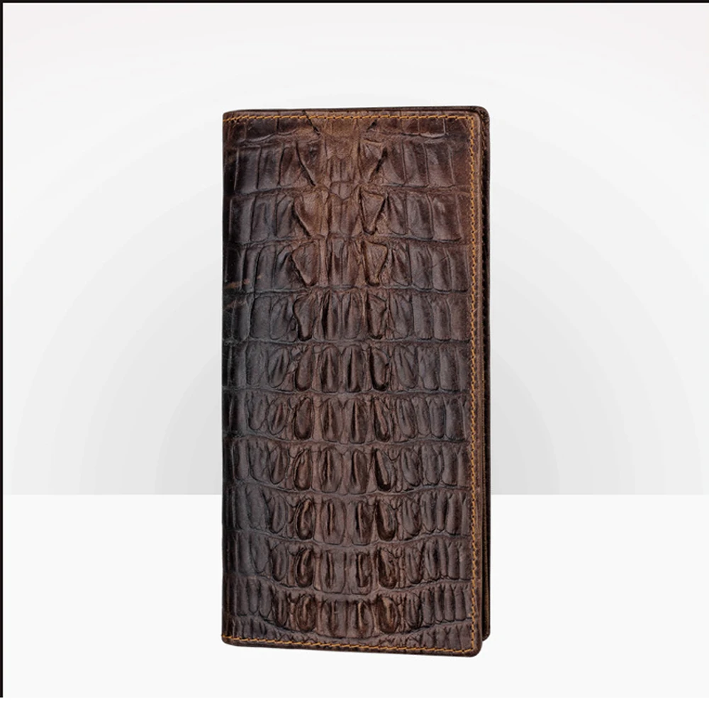 Professional male original genuine top cow leather wallet best selling fashion slim credit card purse for men