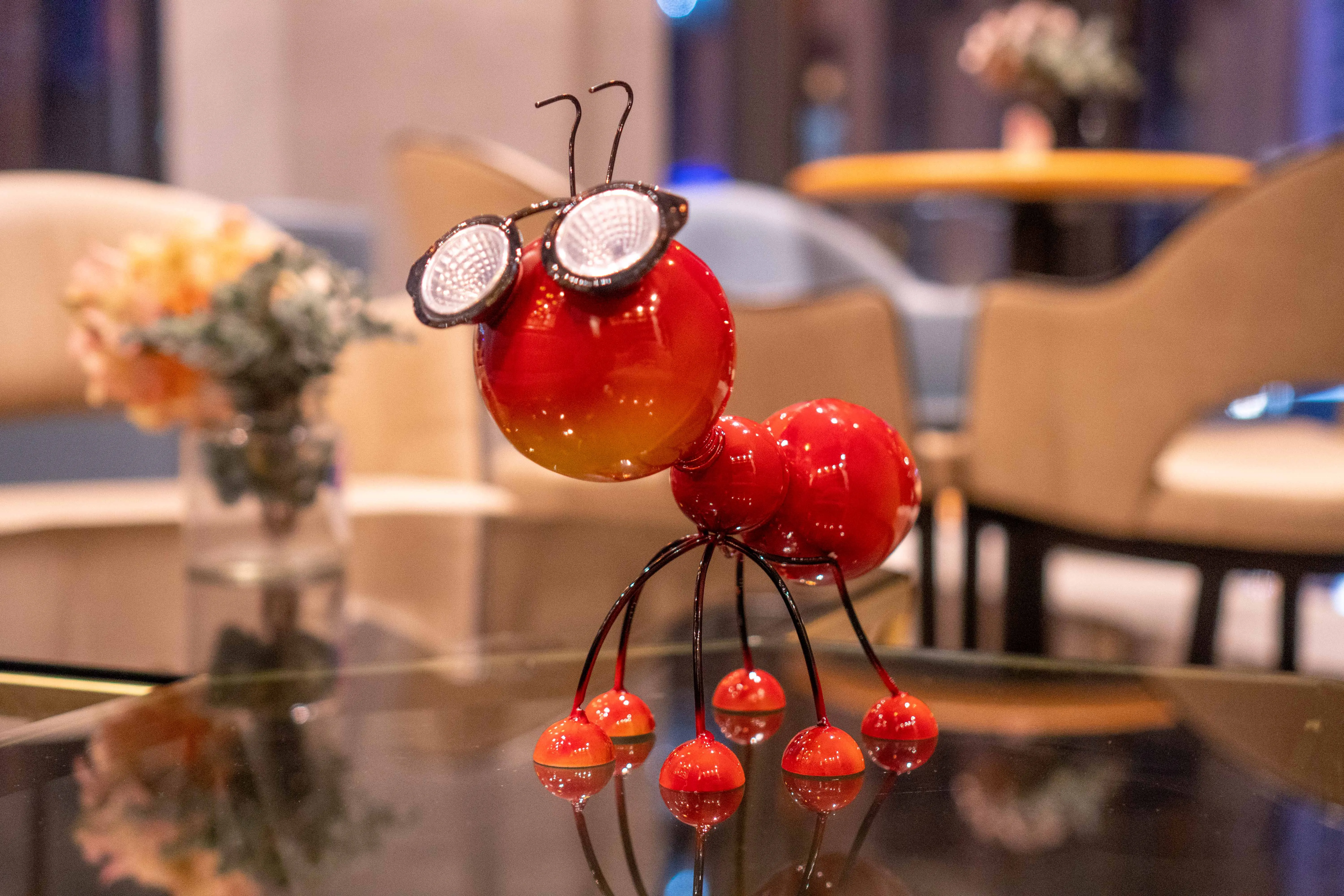 Милые фигурки животных, светодиодные светильники на солнечных батареях, украшения для сада