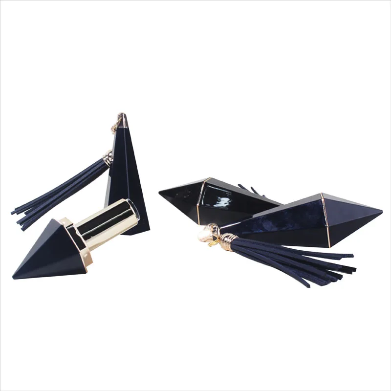 
In stock white pink black bule have tassels plastic empty lip stick tubes 