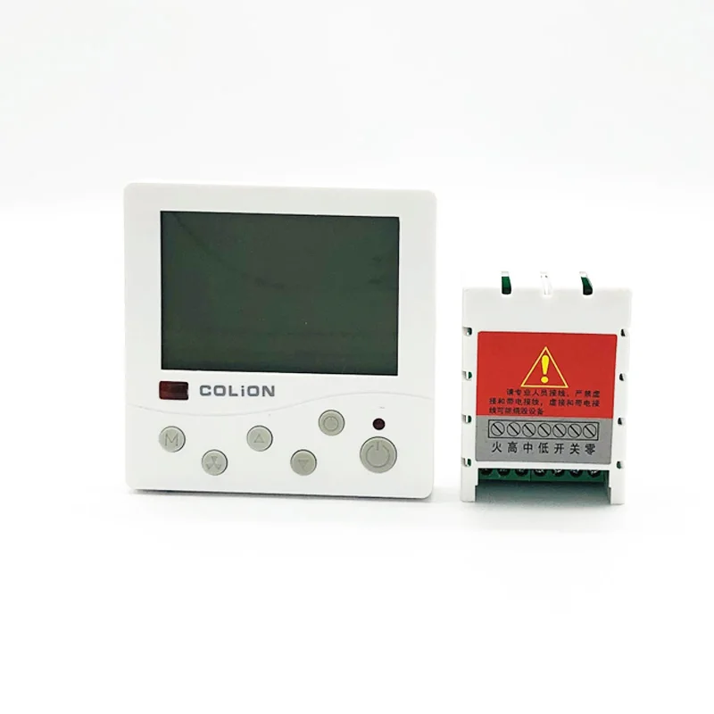 
air conditioning parts Smart digital temperature sensor lcd display fan coil thermostat 