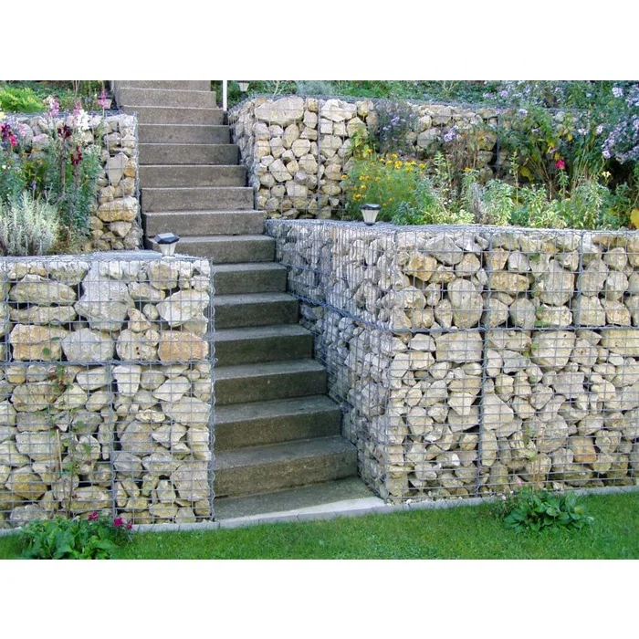 Galvanized Welded Gabion Wire Mesh Cages Steel Iron Fence Stone Retaining Wall Low Maintenance Security Rail Hot Dip Frame Box
