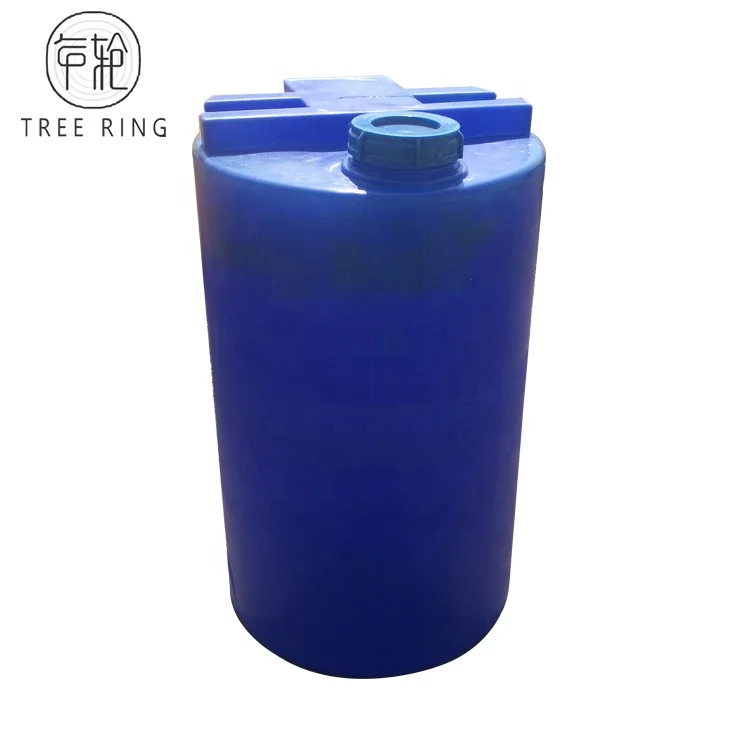 Customized Round Closed Top Rotomolded 200l Plastic Water tank With Tap  for Drinking Water Transport