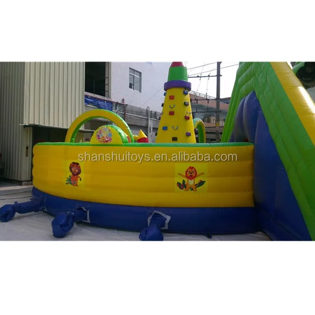 Customized 8 Shape Inflatable race track/Sports challenge Obstacle Course/Outdoor bounce castle inflatable Playground