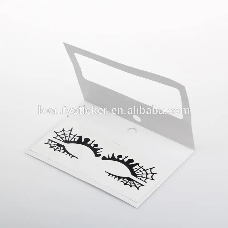 Бабочка Дымчатая Красивая Наклейка Крыло черный глаз линейный легко снимается тату-наклейка для глаз