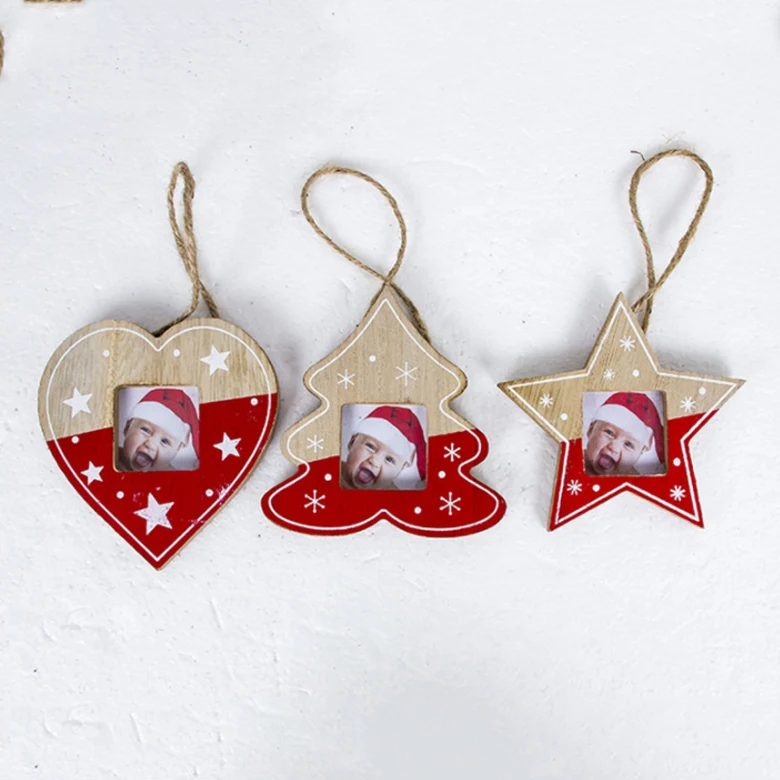 Creative Designs Wooden Christmas Tree Photo Frame Kit Xmas MDF Decor Decorations Arts & Crafts