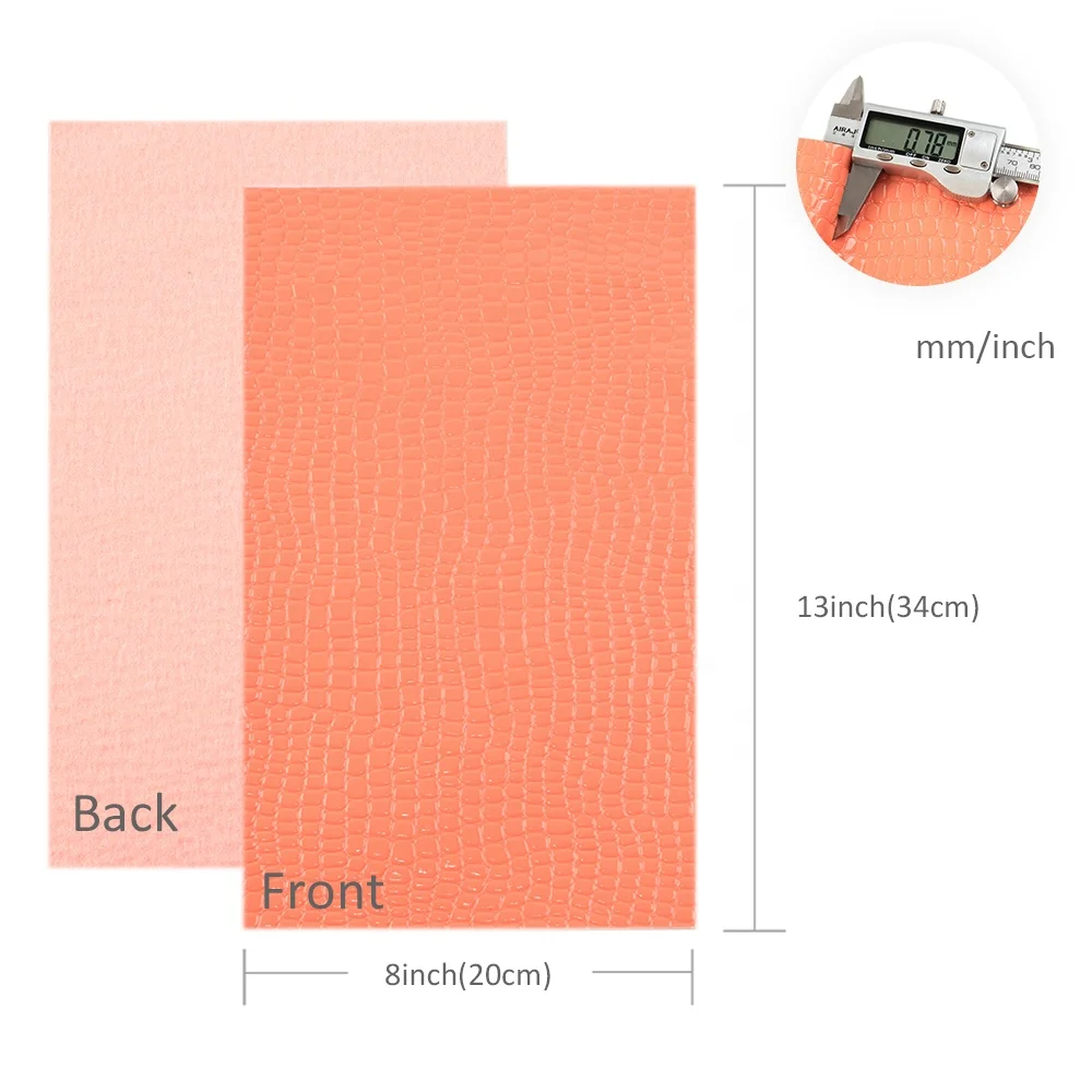 8 шт., набор из искусственной кожи с тиснением под змеиную текстуру, 80513