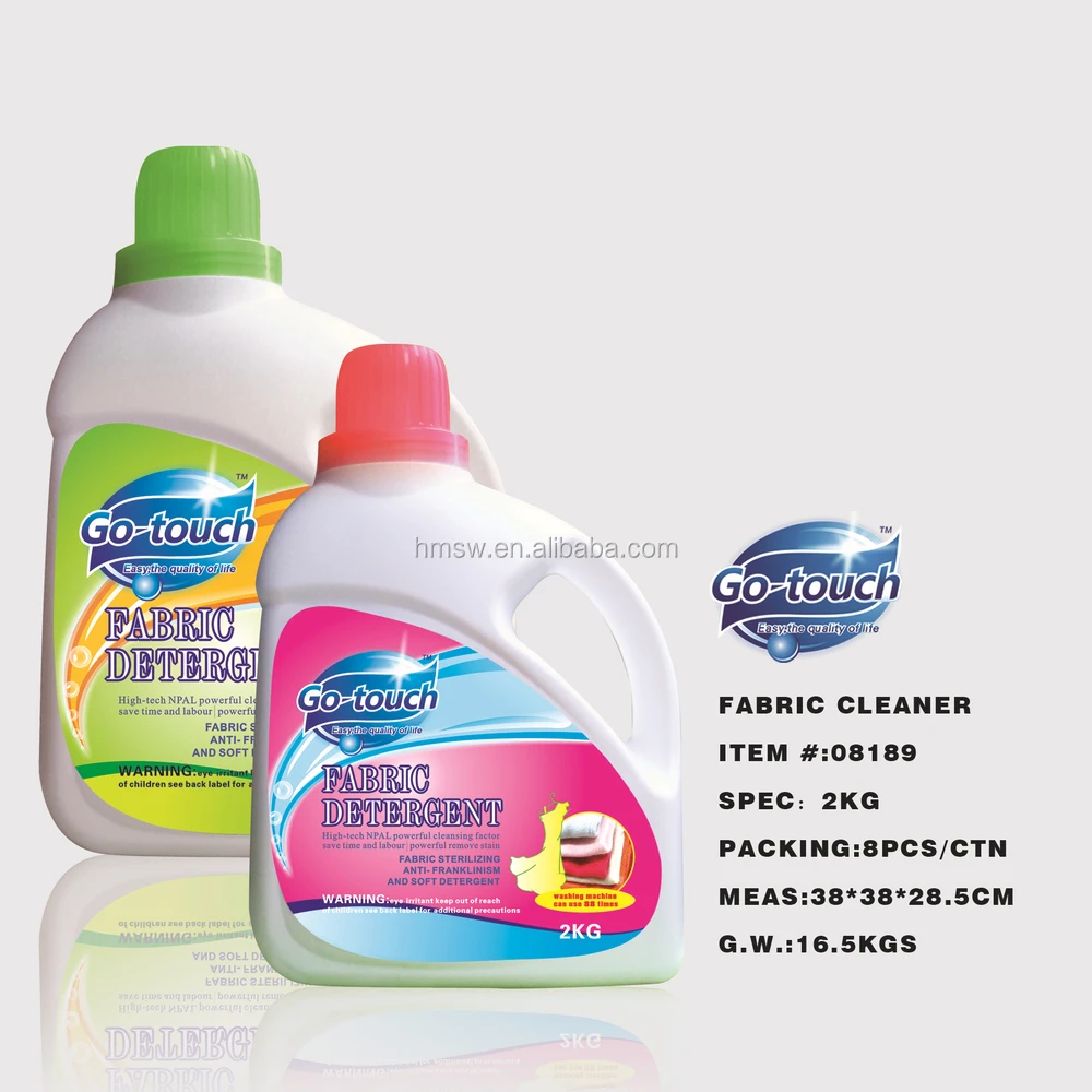 Go-touch 2kg Eco-friendly Biodegradable Fabric Cleaner Laundry Liquid Detergent