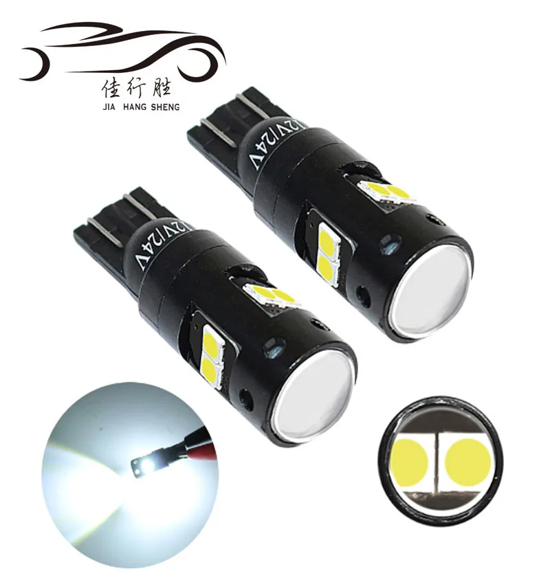 JHS Factory Supply led indicator light for car warning sign edge width lamp 9-30V 8SMD 3030 194 162 w5w Led T10 led bulb