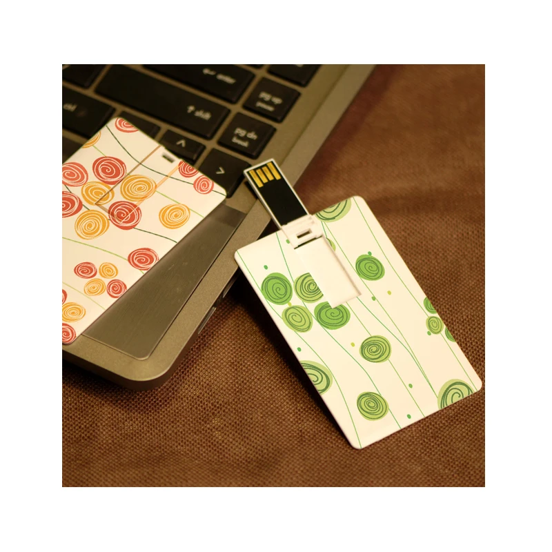 Both Sides Full Color Printing Graphics Card Usb 2.0 Interface 1GB-128Gb Business Usb Credit Card