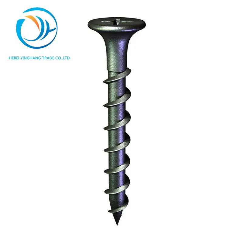 
easydrive black phosphate uncollated drywall screws 