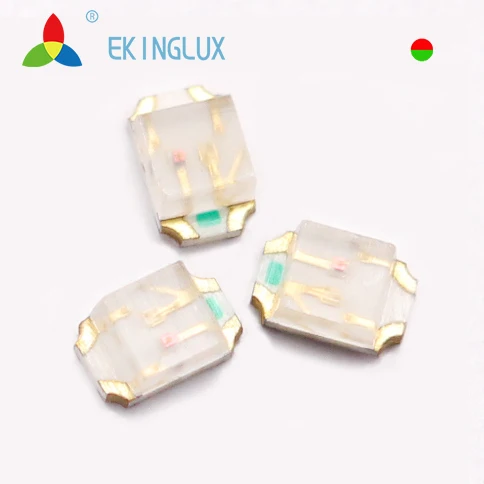 Ekinglux led diode smd 0805 smd red green yellow led 0805 bi-color smd led