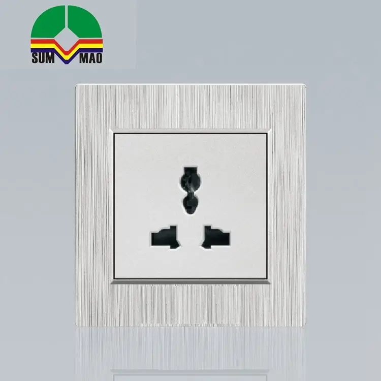 Великобритания Электрический двойной 13A стены Электрический разъем питания, материал ПК, горячая Распродажа в южной Afercian