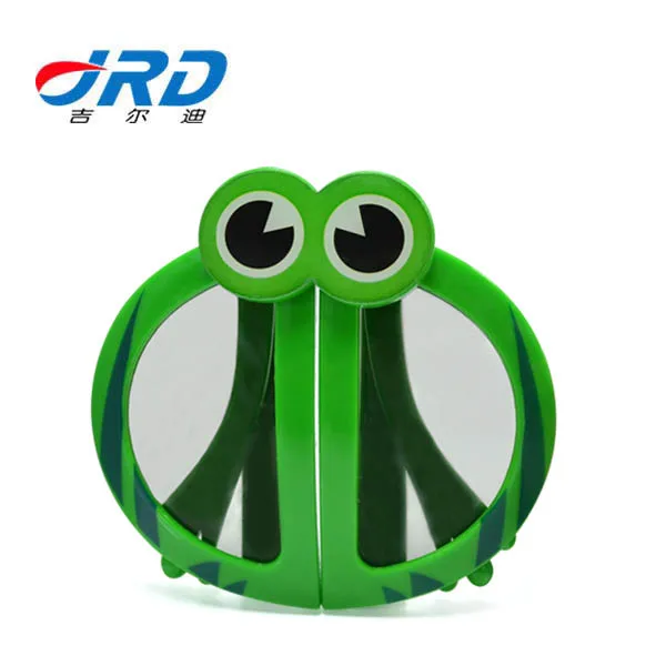 
Unique Hot Selling Frog Shape Plastic Make Polarized 3D Glasses for 3D Cinemas,Normal TV 