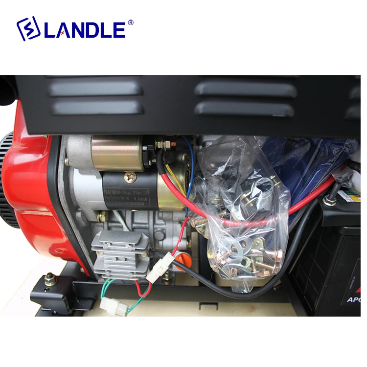 6.5kw silent diesel generator set for home use
