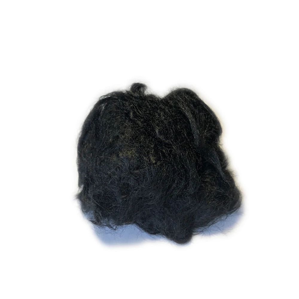 6d black solid polyester fiber stuffing
