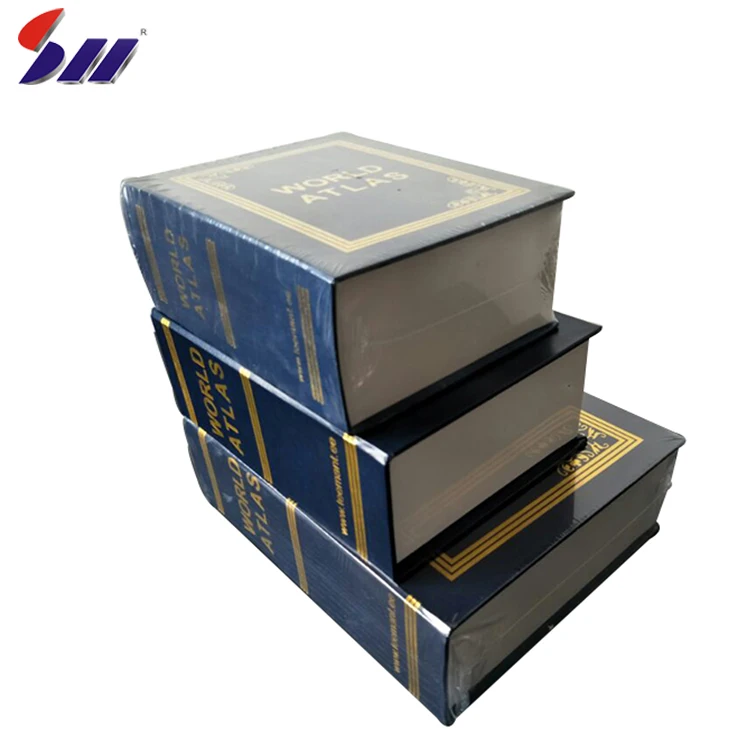 Оптовая продажа декоративные полые защиты сверхмощный сталь утечки Ключ Скрытая Книга Безопасный с замком