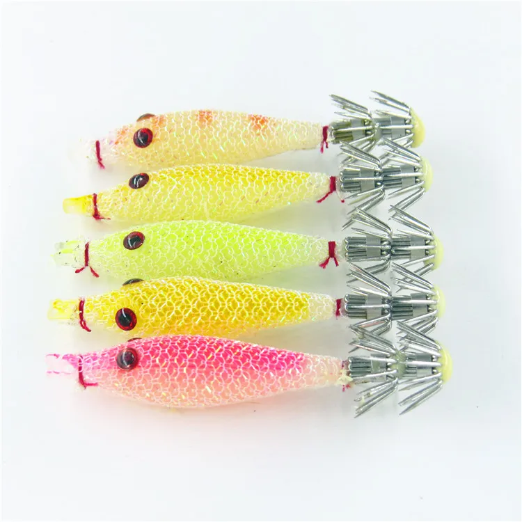 1,5 # яркие крючки для кальмаров из нержавеющей стали