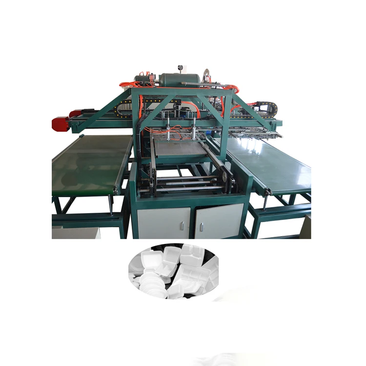 HONGRUN Model FCA100*125 ps foam disposable lunch box making machine fast food packing machine