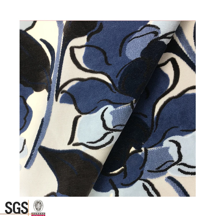 2018 Floral Jacquard Blackout Tapestry and Upholstery Curtain Fabric