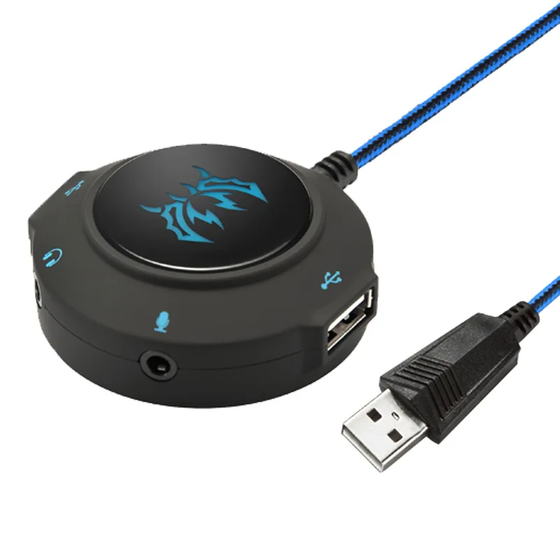 
S2 Mini USB Headset Microphone Adapter External Sound Card 