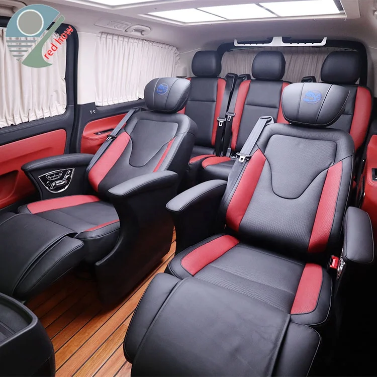 Hot selling SUV luxury Single electric car chairs customized seats for MPV with massage fan