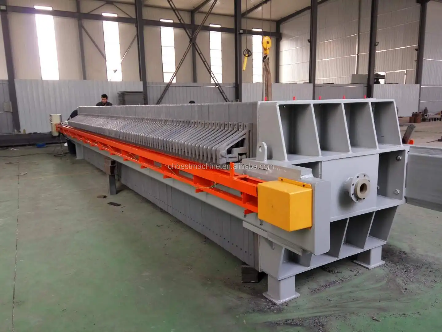 Stone Industry Ceramic Automatically Pulling Plate Cooking Oil Filter Press Machine