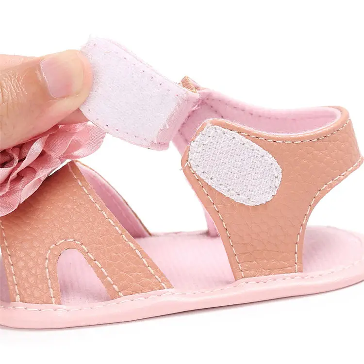 Китайская фабрика, цветные сандалии на мягкой подошве для детей 0-24 месяцев, для первых шагов, детские сандалии