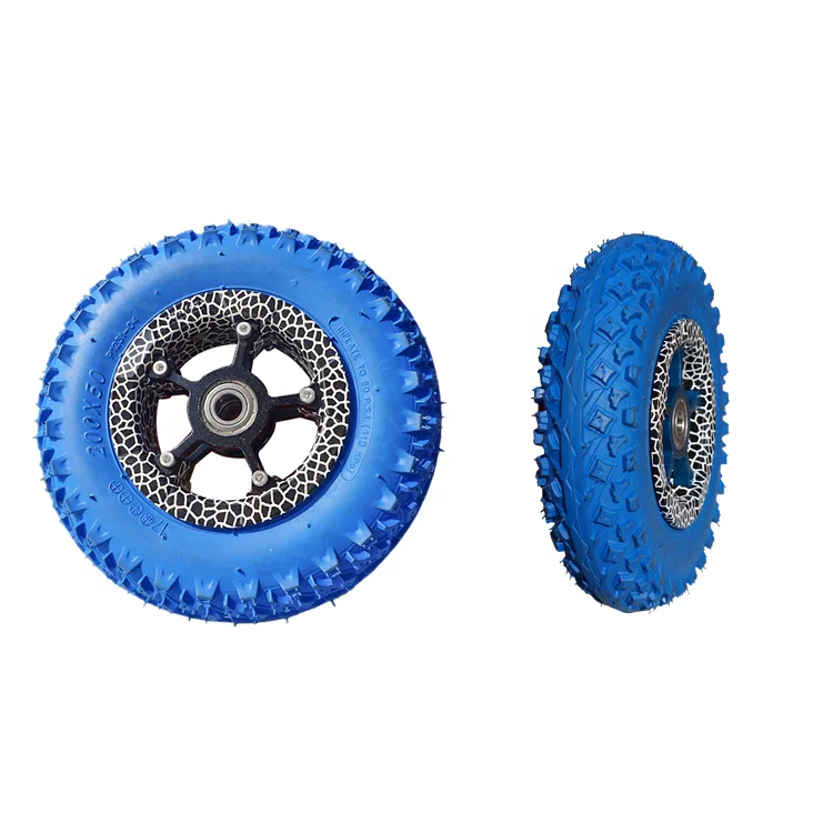 6 7 8 9 10 Inch Inflatable Hand Trolley Cart Electric Mountainboard Skateboard Scooter Rubber Air Wheels