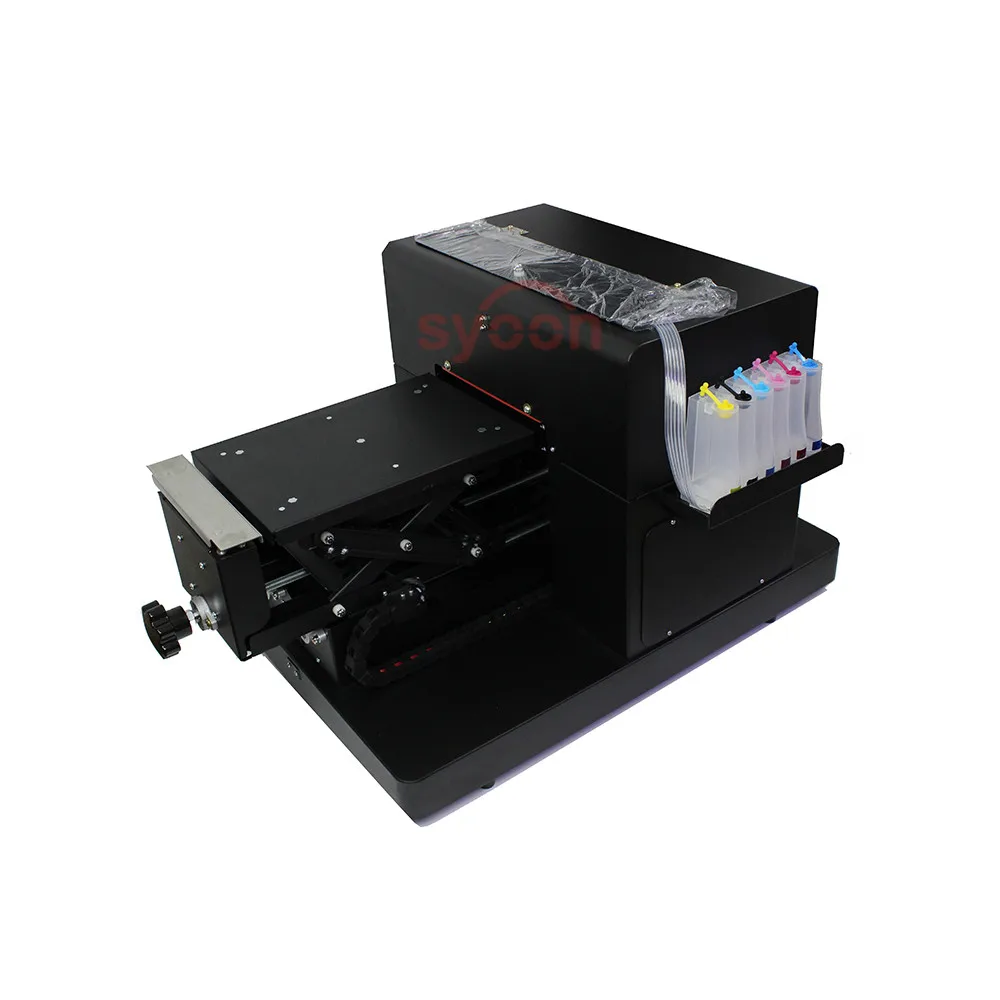2017 compatible price DTG T-shirt printer a4 flatbed printing machine