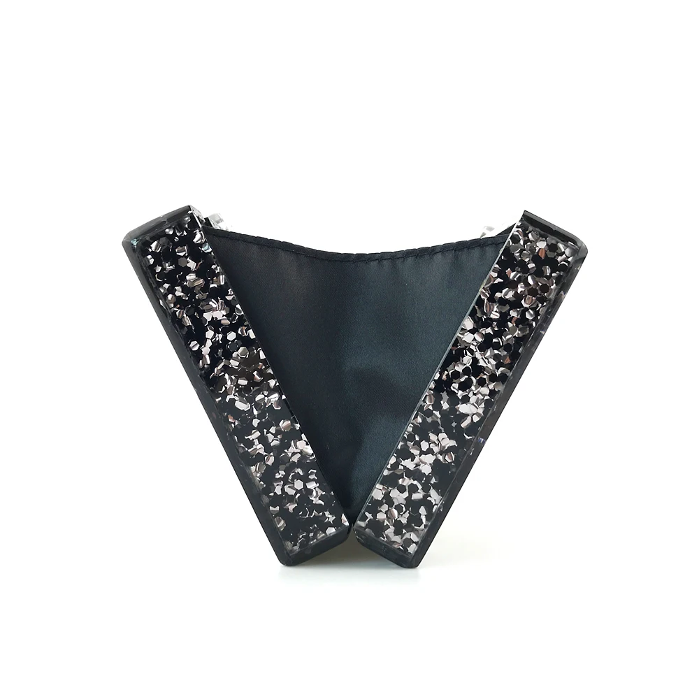 
China supplier wholesale acrylic handmade evil eye acrylic clutch OC3510 