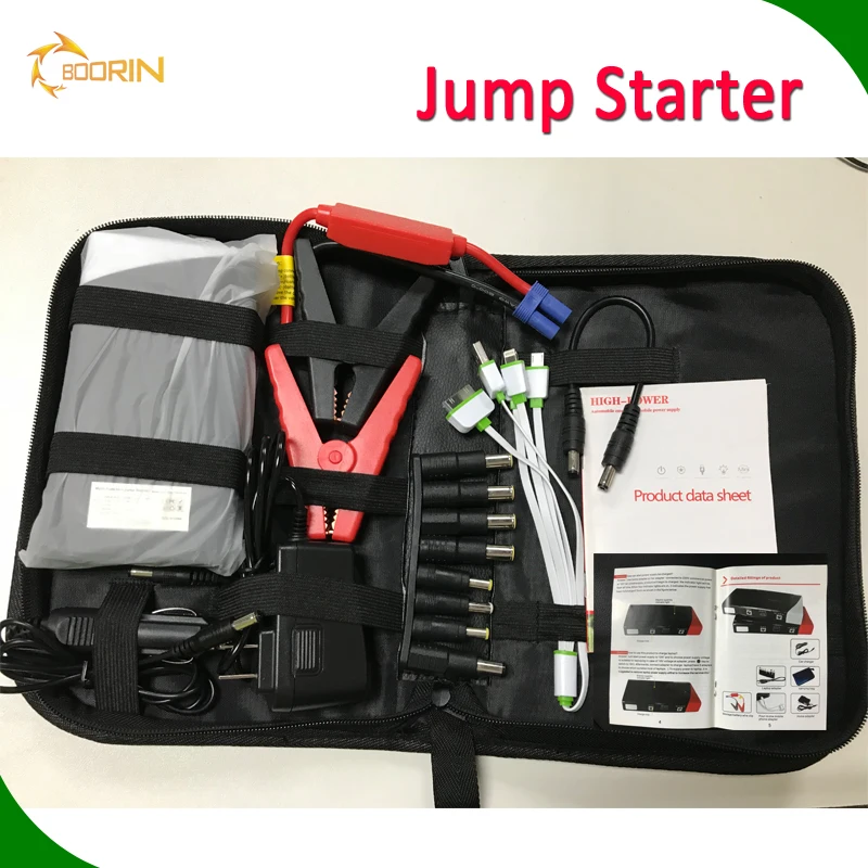 multi function 5V 12V 24000 mAh jump starter 2000a smart cables battery  ms400 emergency 2019 car jump starter