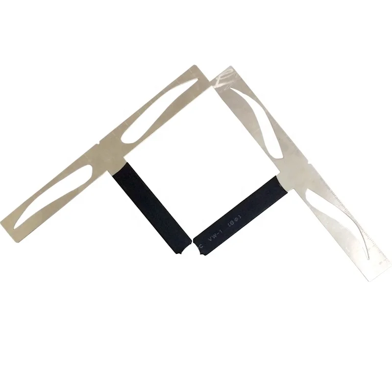 BL Golden Ratio Measure Microblading Stainless Steel Eyebrow Ruler Permanent Makeup Tattoo Design Calipers Stencil