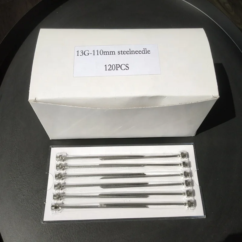 13G X 110MM STAINLESS STEEL NEEDLES IN LUER LOCK HUB VETERINARY NEEDLES FOR VETERINARY USE